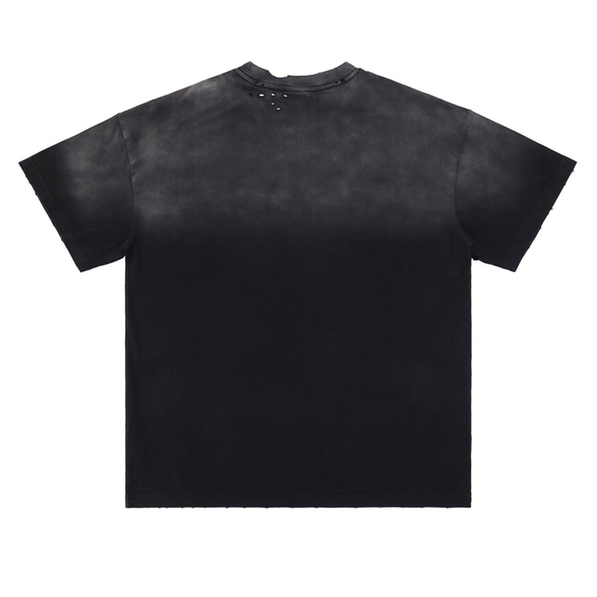 Letter Print Distressed T-shirt