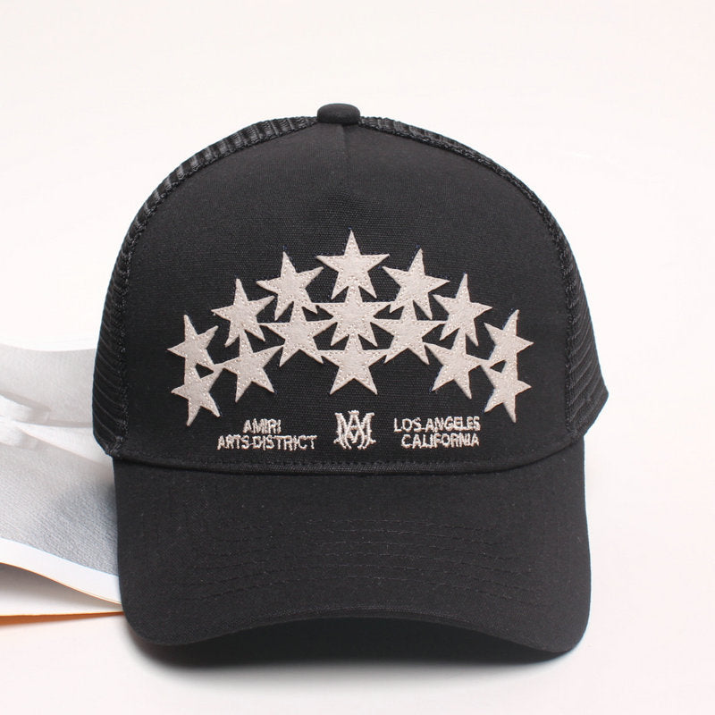 AMIRI star-patch panelled trucker cap AMIRI