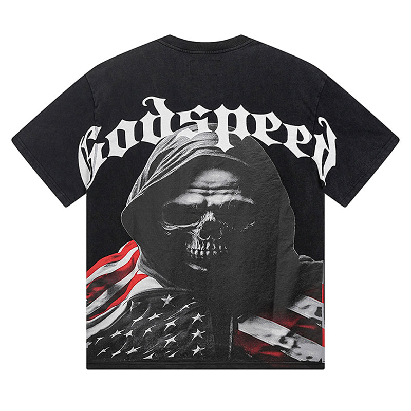 GODSPEED Men's Black L.O.T.F Crew Neck T-Shirt Godspeed