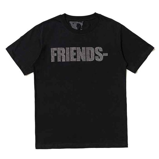 VLONE FRIENDS Rhinestone T-Shirt