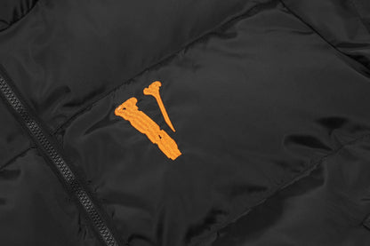 VLONE solid color stand collar cotton jacket