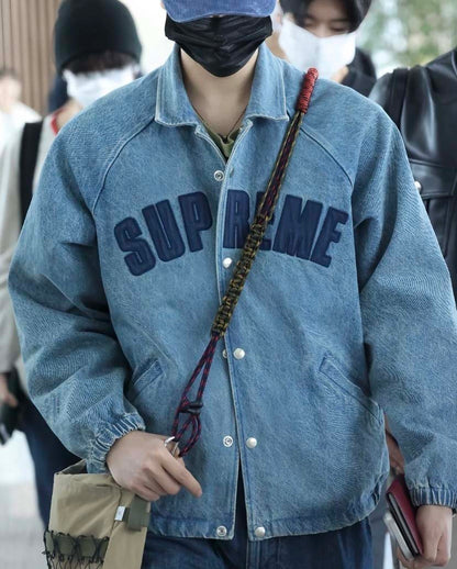SUPREME Denim Coaches Jacket