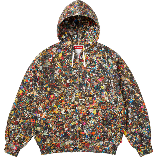 Supreme Mike Kelley Zip Up Hooded Sweatshirt